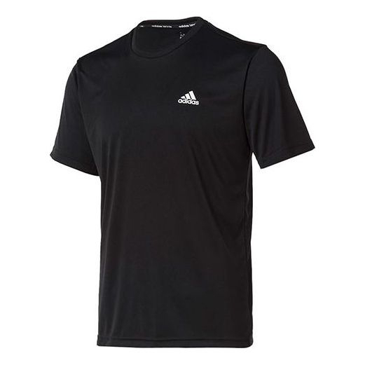 Футболка Adidas Approach Tee Tennis Round-Collar Short-Sleeved Male Black, Черный блузка uniqlo viscose short sleeved розовый