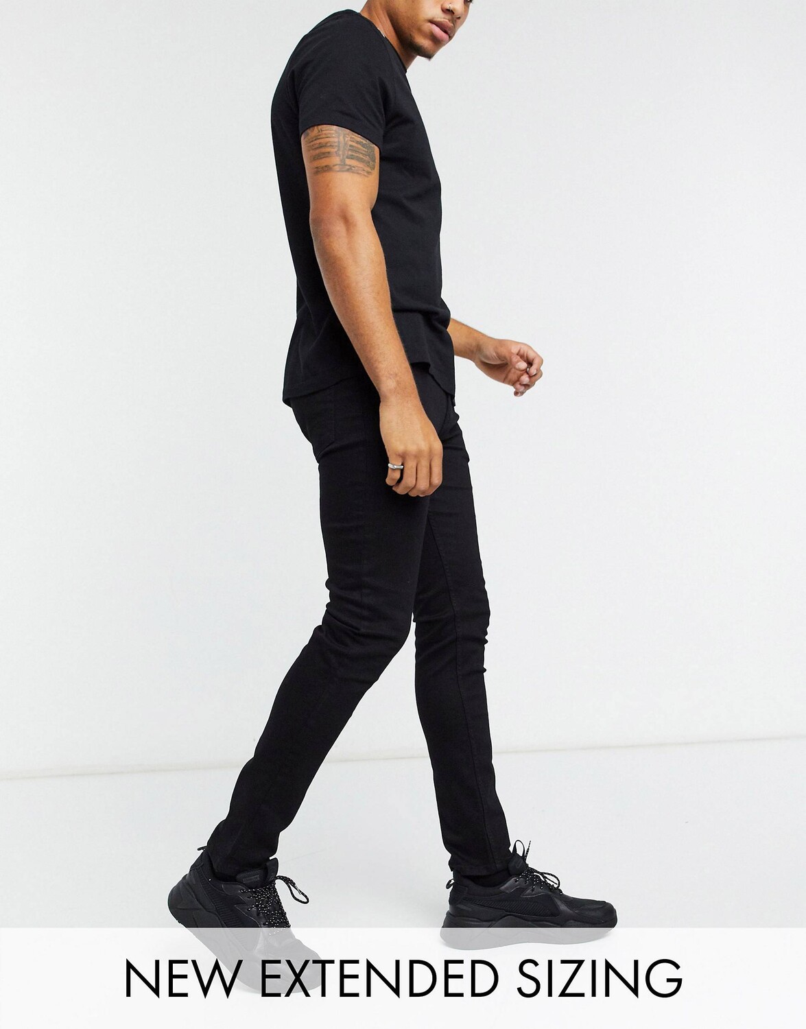 

Черные джинсы скинни ASOS DESIGN