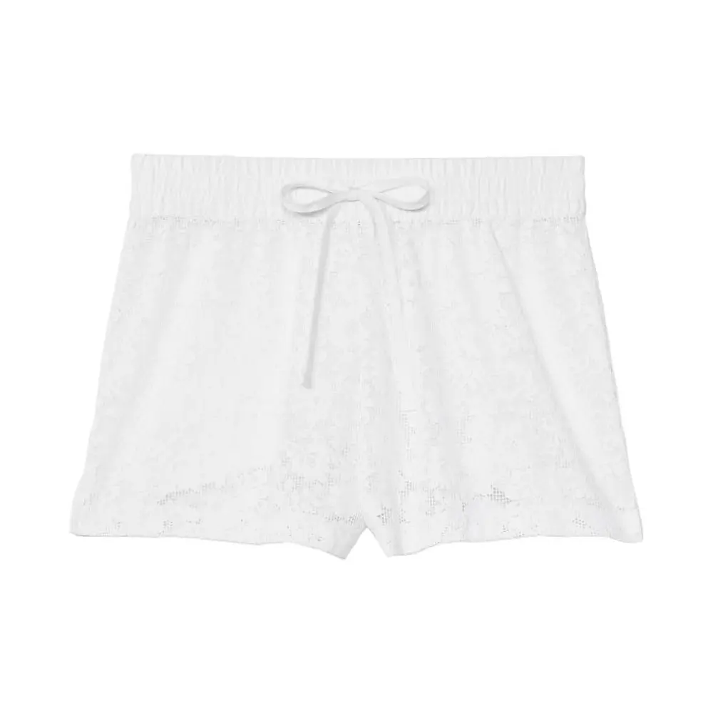 

Шорты Victoria's Secret Swim Crochet Lace Tie-waist, белый