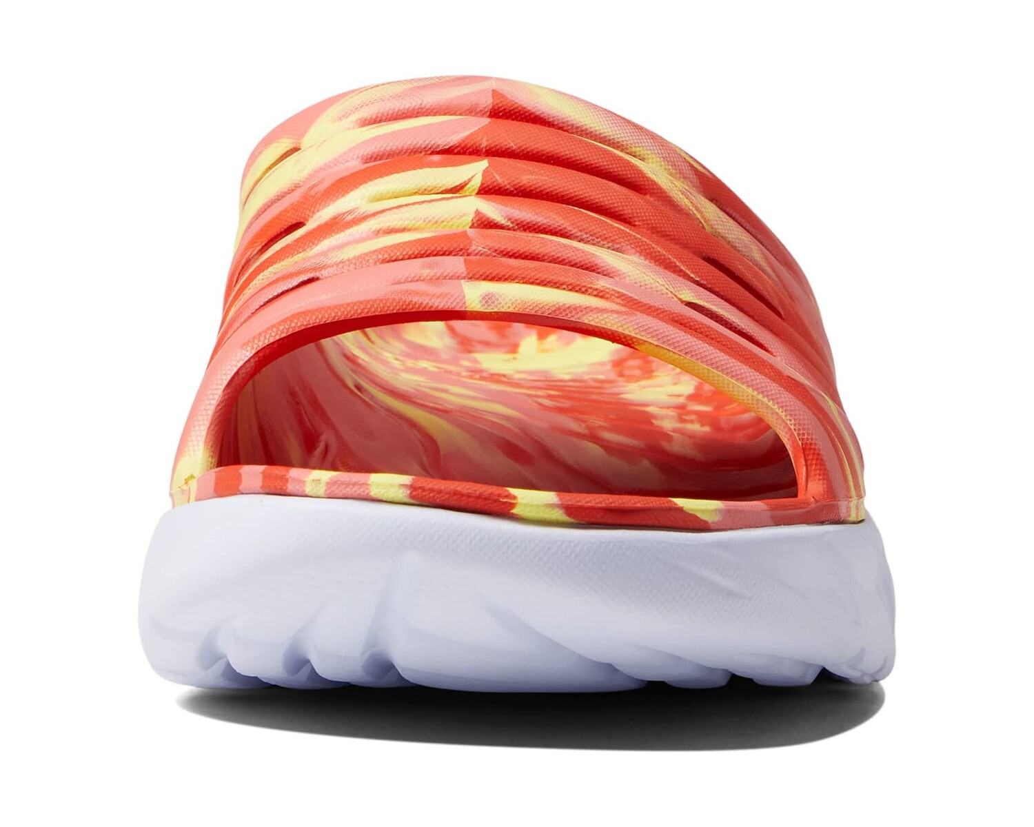 

Сандалии Ora Recovery Slide Print Hoka, желтая груша