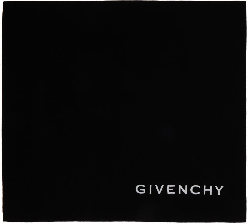

Черный вязаный шарф 4G Givenchy