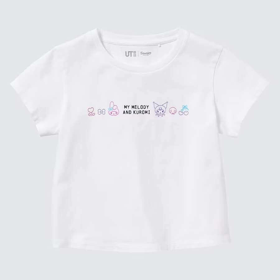 

Футболка Uniqlo UT Sanrio: Kuromi & My Melody, белый