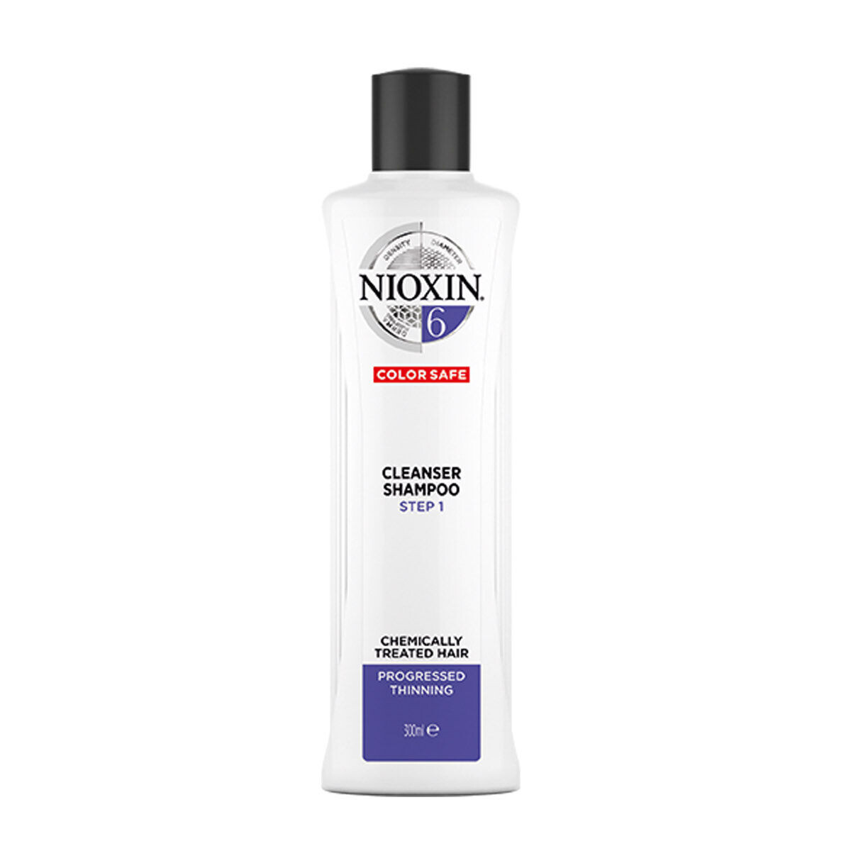 

Nioxin System 6 шампунь против выпадения для сильно истонченных и химически обработанных волос, 300 мл