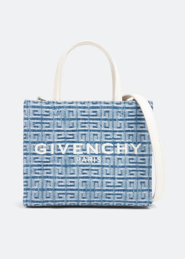 

Сумка-тоут GIVENCHY Mini G shopping tote bag, синий