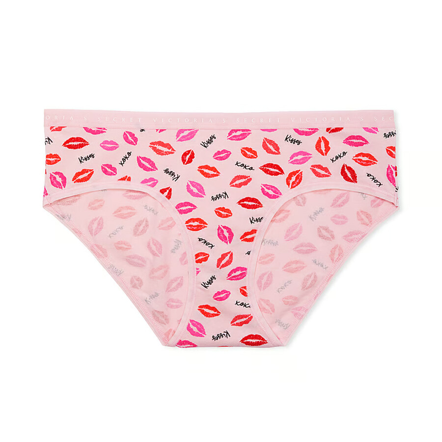 

Трусы Victoria's Secret Stretch Cotton Hiphugger Classic, розовый/красный