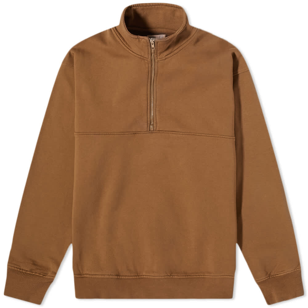 

Толстовка Colorful Standard Organic Quarter Zip Popover Sweat, Коричневый, Толстовка Colorful Standard Organic Quarter Zip Popover Sweat