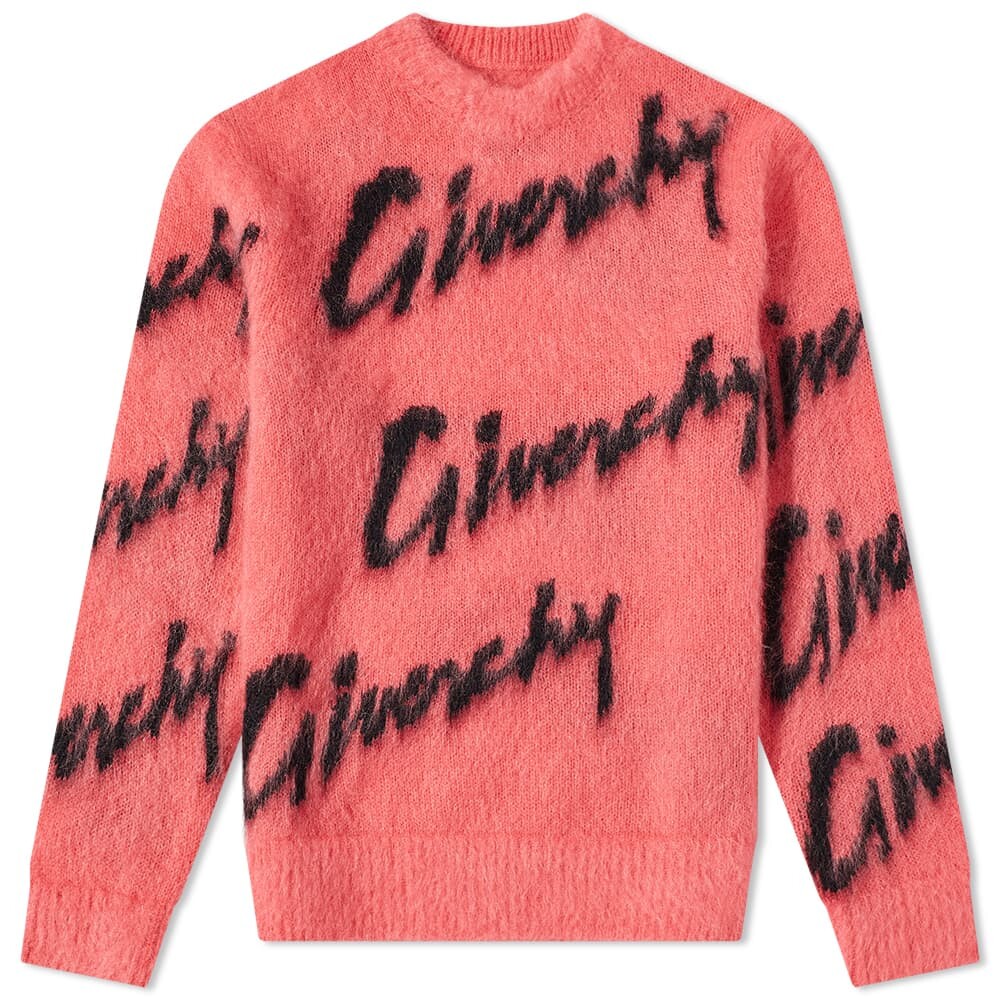

Джемпер Givenchy Intarsia Signature Mohair Crew Knit