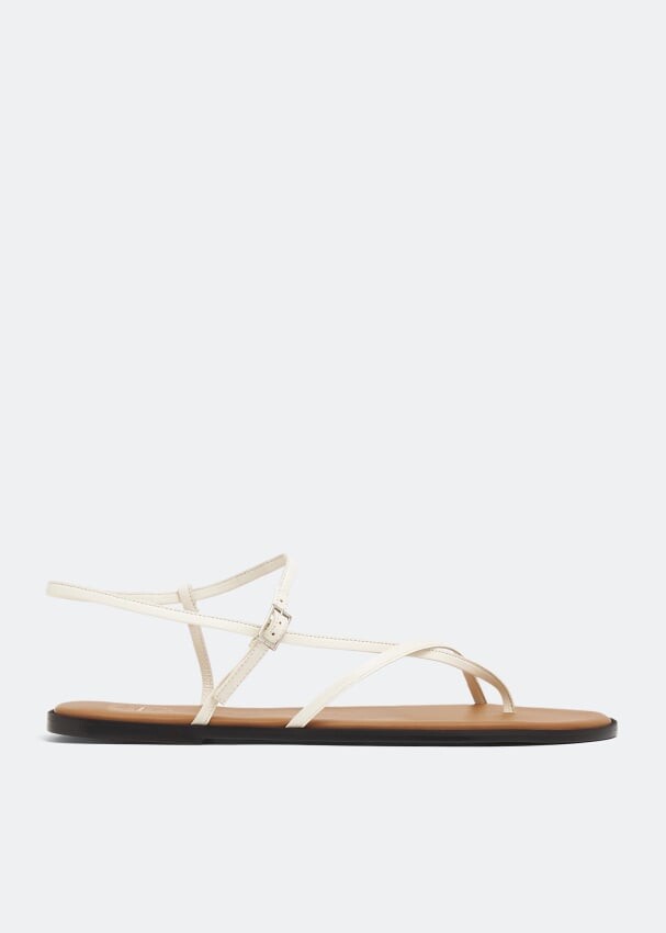 

Сандалии ATP ATELIER Capri flat sandals, белый