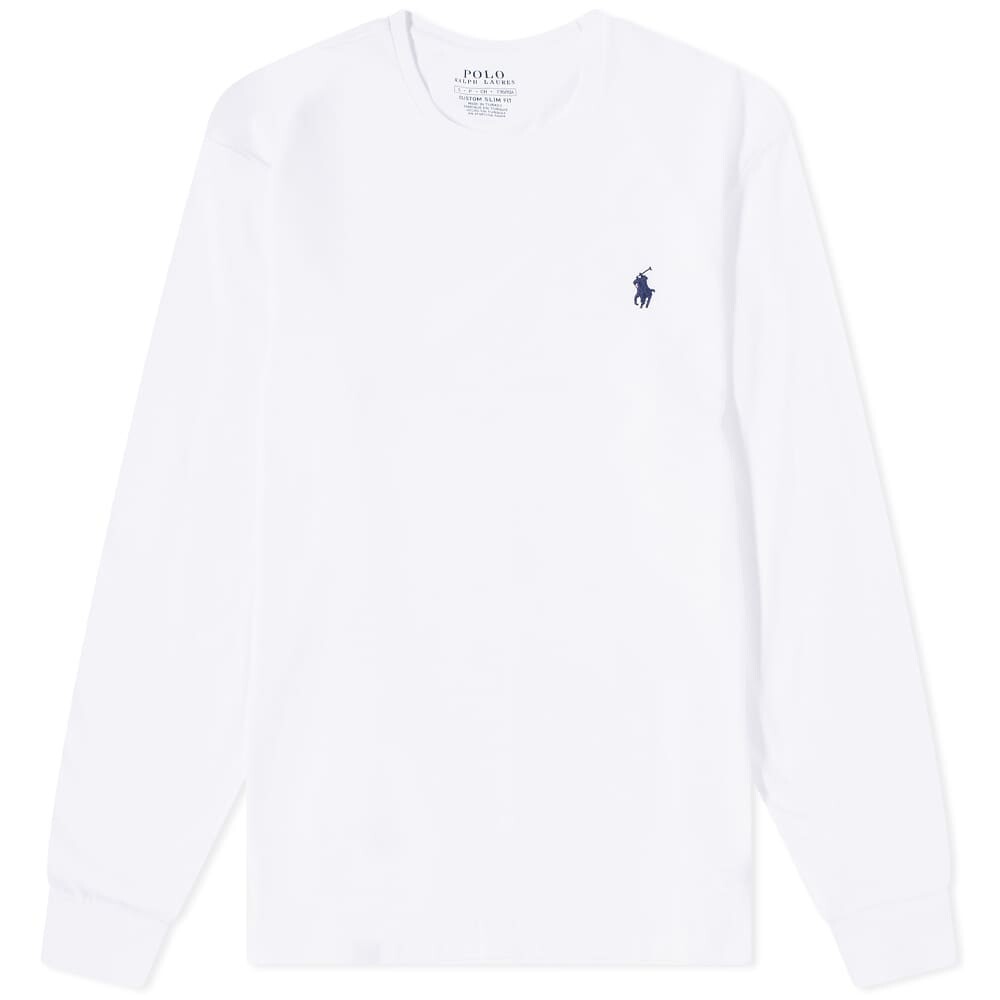 

Футболка Polo Ralph Lauren Long Sleeve Custom Fit Tee