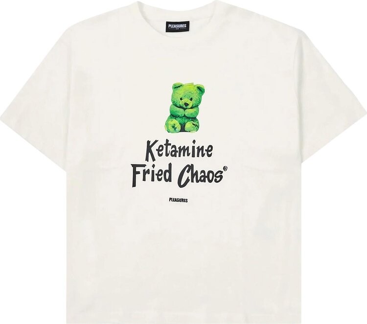 

Футболка Pleasures Ketamine T-Shirt 'Natural', кремовый