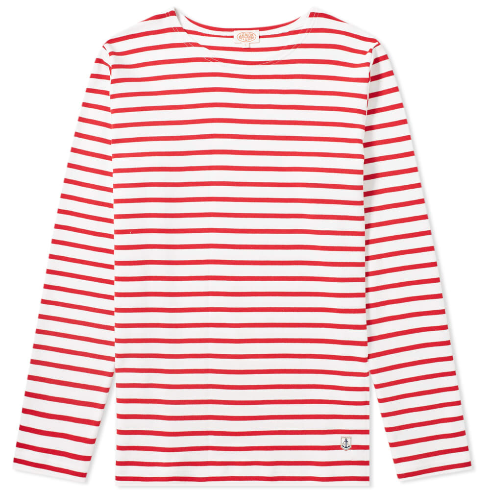 

Футболка Armor-Lux 02297 Long Sleeve Mariniere Tee, Красный
