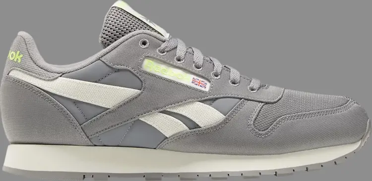 

Кроссовки classic leather 'grey' Reebok, серый