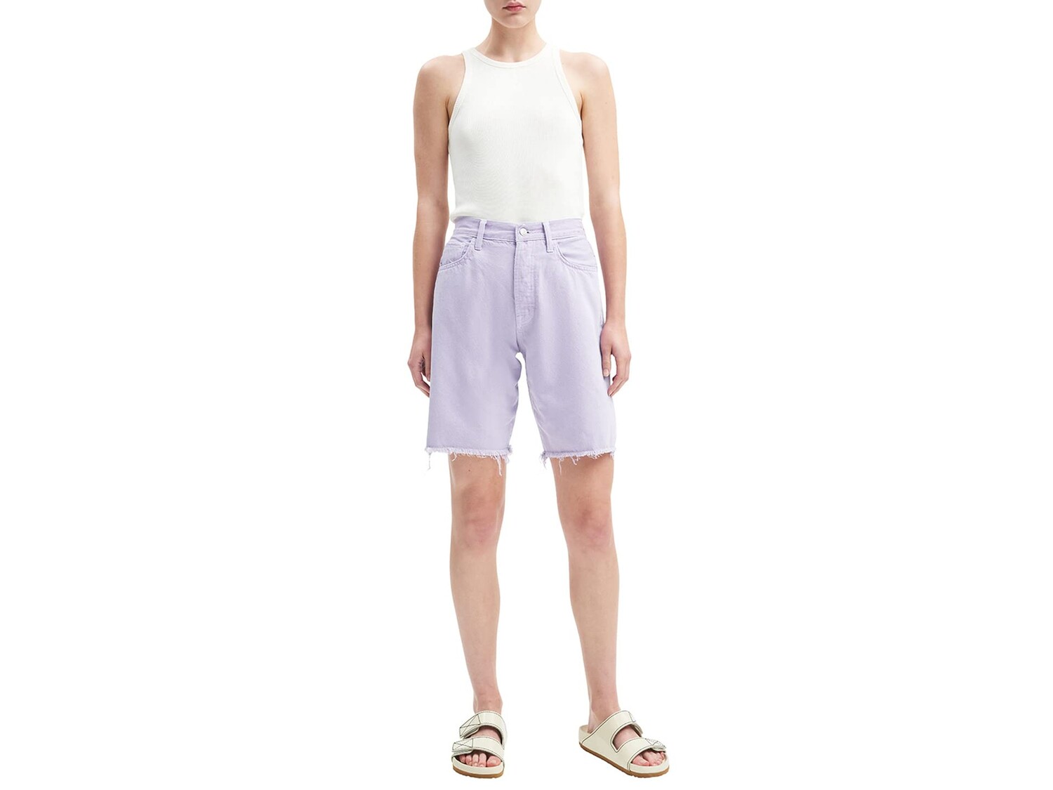 

Шорты 7 For All Mankind, Easy James in Dark Lavender