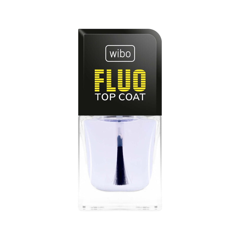 

Wibo Fluo Top Coat бесцветное верхнее покрытие для ногтей 8.5мл