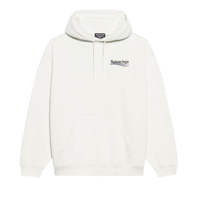 Худи Balenciaga Political Campaign Hoodie Medium Fit 'White', белый - фото