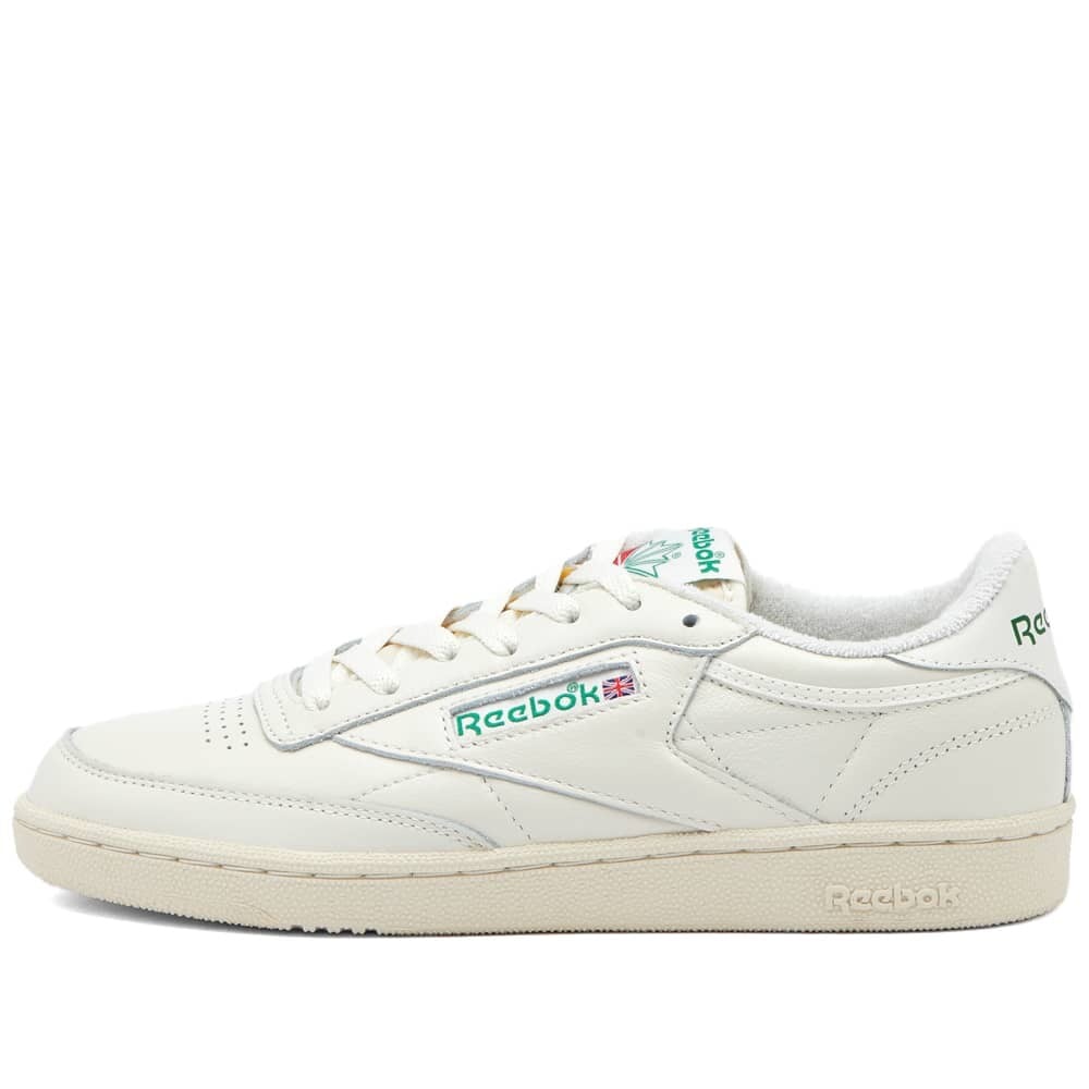 Кроссовки Reebok Club C 85 Vintage W, белый/зеленый