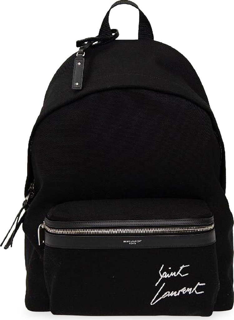 

Рюкзак Saint Laurent City Backpack Signature Black, черный