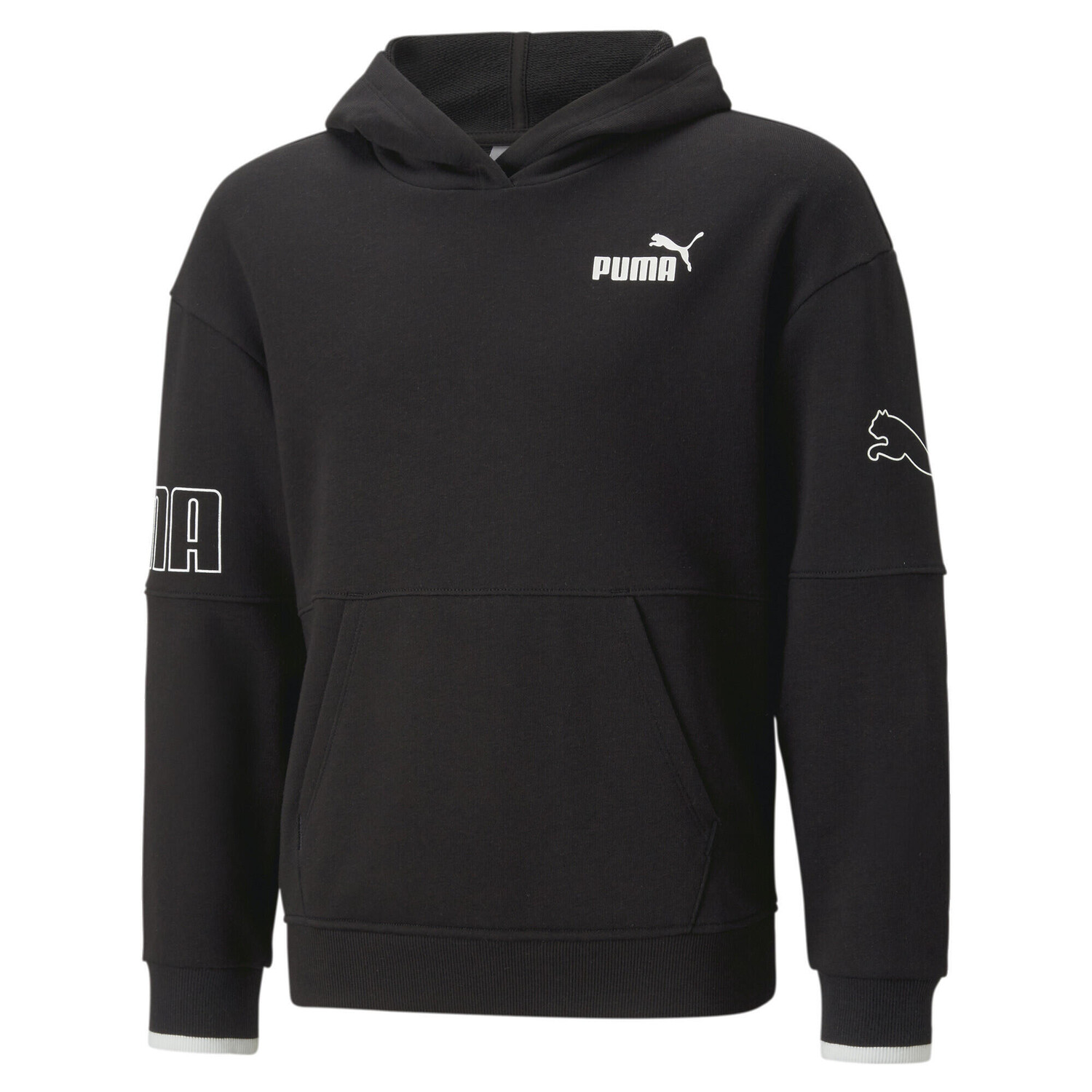 

Толстовка с капюшоном PUMA Youth Power Color Block PUMA, черный