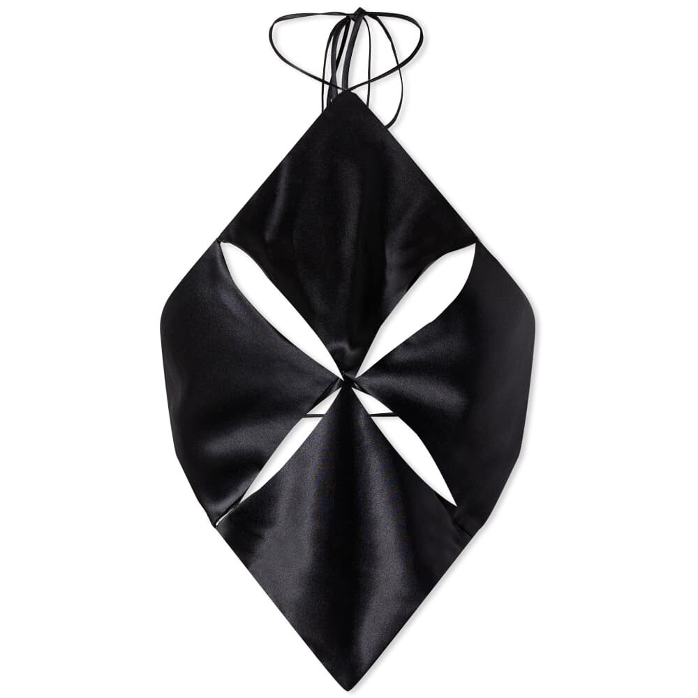 

Футболка Mother of All Carmen Cut Out Crop Top, Коричневый
