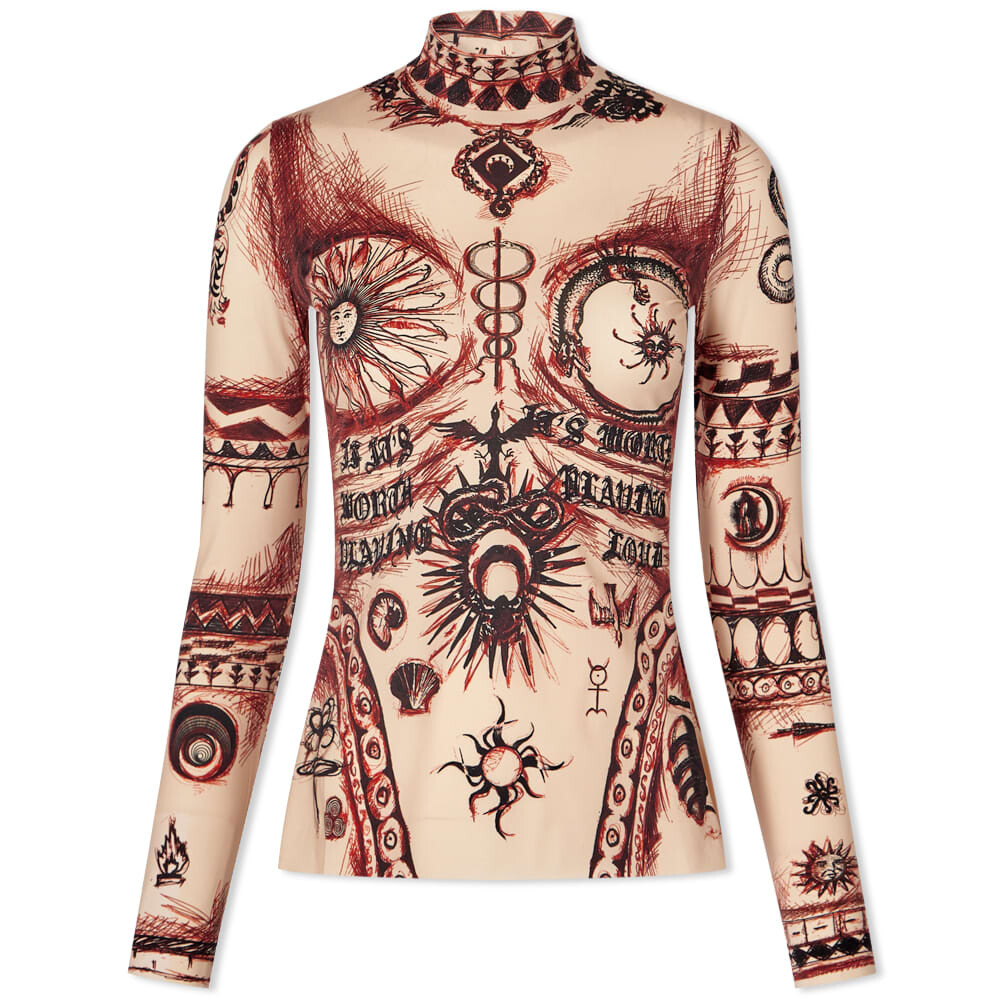

Топ Marine Serre Second Skin Geotic Top