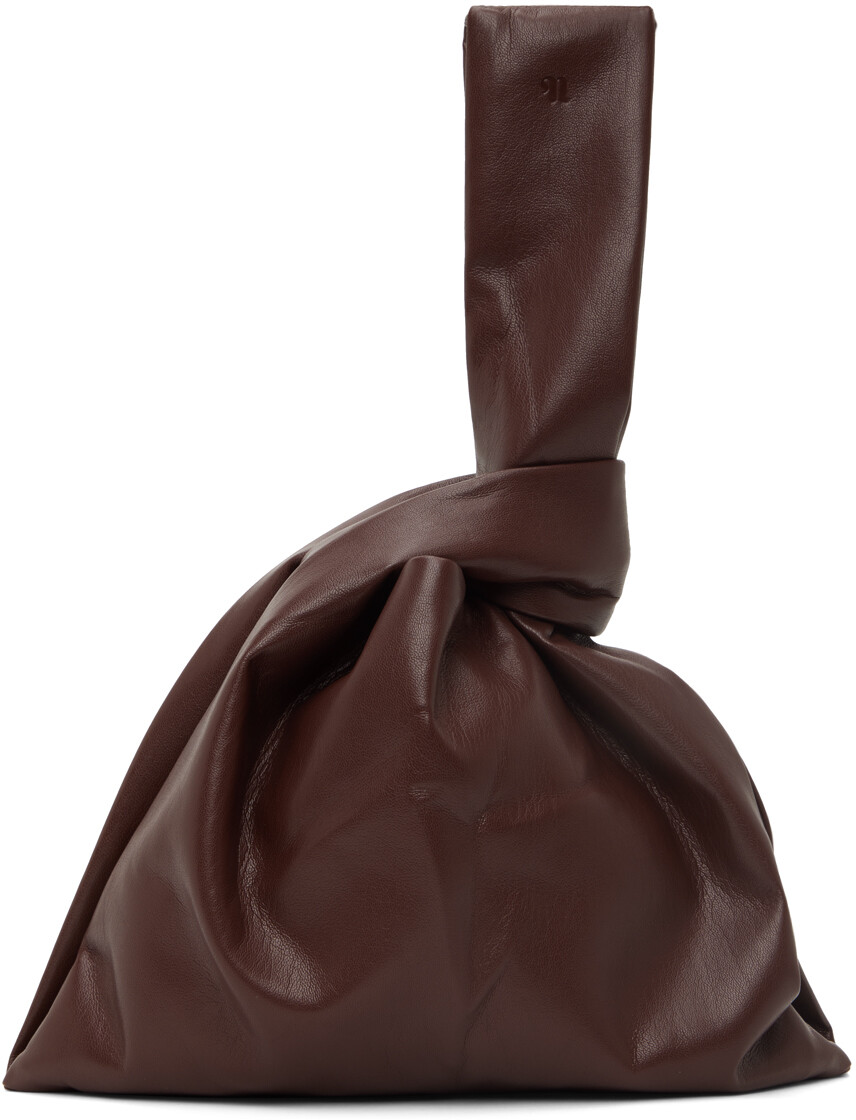 

Маленькая бордовая сумка Jen Bag Nanushka