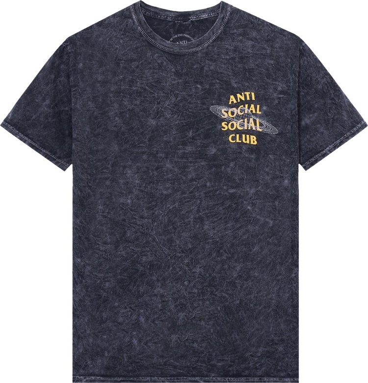 Футболка Anti Social Social Club The Shape Of Things Mineral Wash Tee 'Black', черный - фото