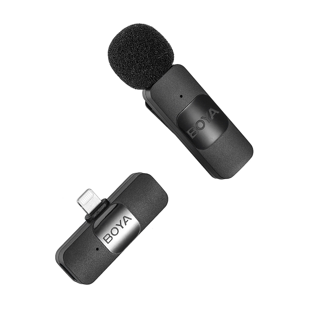 передатчик для радиосистемы boya by wxlr8 pro комплектация ручной передатчик микрофон черный Беспроводная микрофонная система BOYA BY-V1, 2.4 ГГц, черный