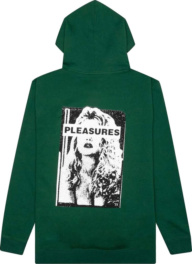 Pleasures shop hoodie green