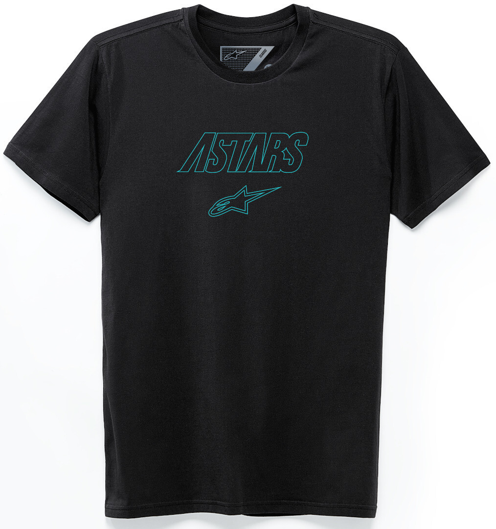 

Футболка Alpinestars Fineline, черный/голубой
