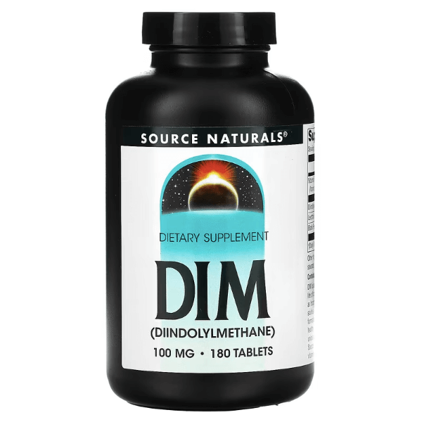 DIM (дииндолилметан), 100 мг, 180 таблеток, Source Naturals source naturals комплекс фитостерола с бета ситостеролом 113 мг 180 таблеток