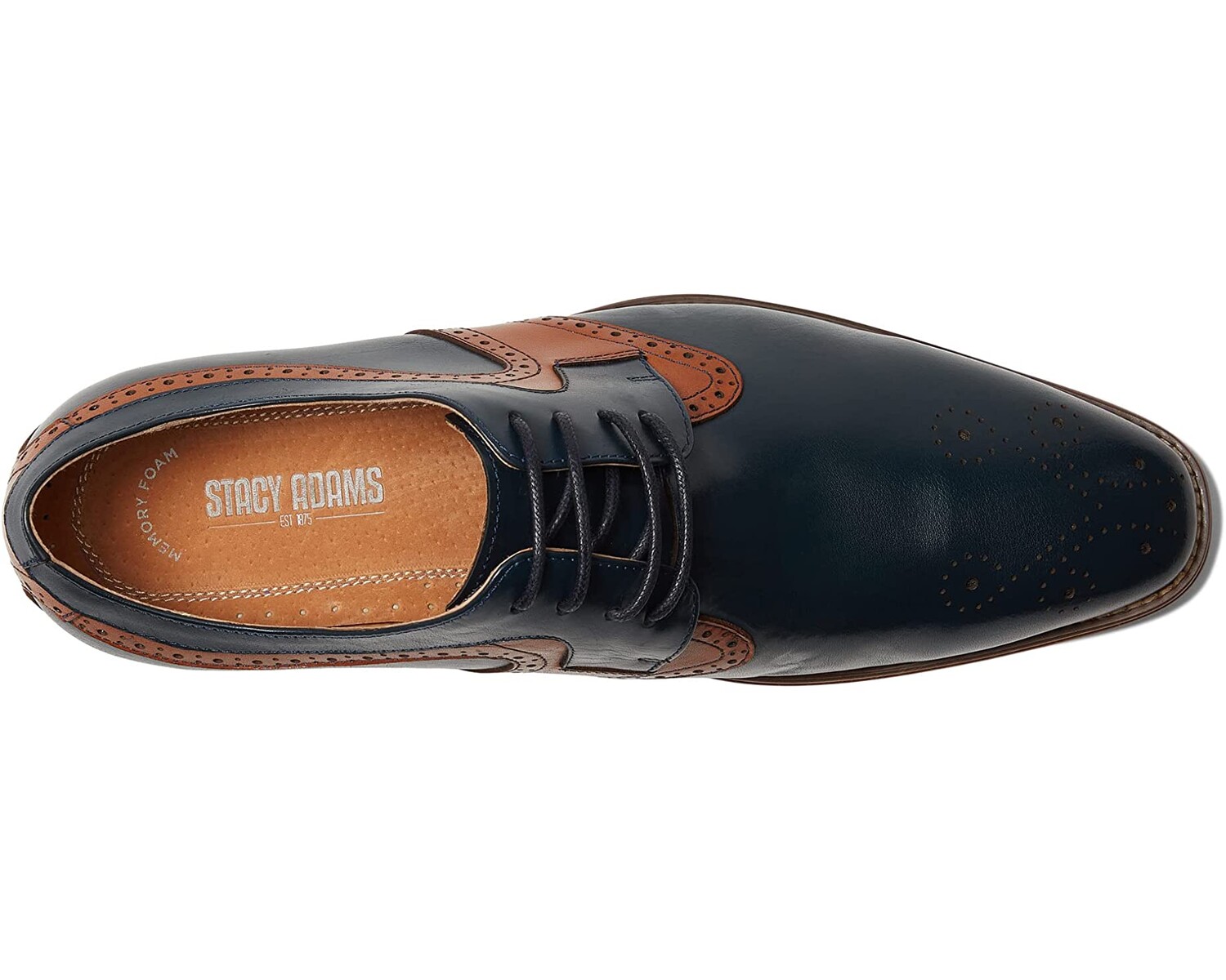 

Оксфорды Palmer Medallion Toe Oxford Stacy Adams, синий