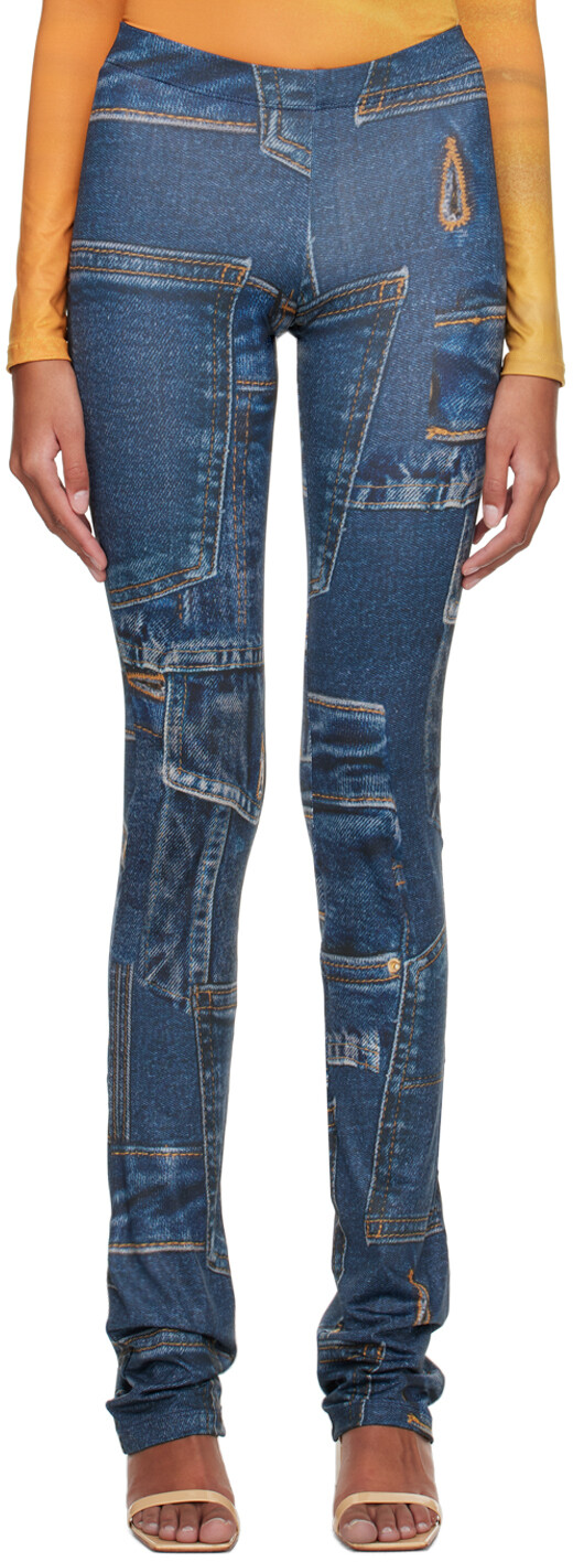 

SSENSE Эксклюзивные синие леггинсы Mito BINYA