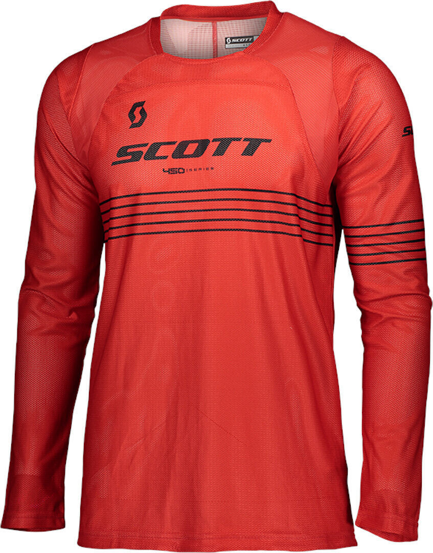

Кофта Scott 450 Angled Light с круглым вырезом, красный/черный