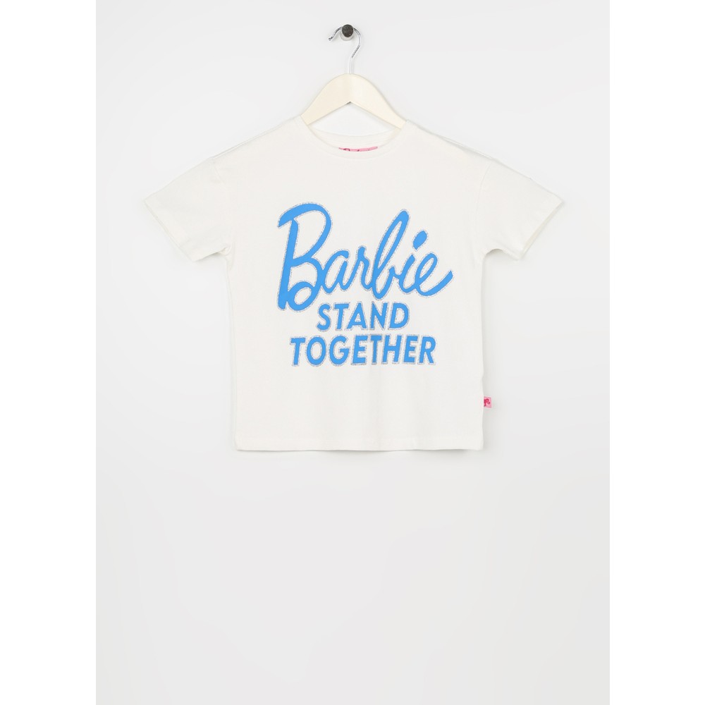 Детская футболка с принтом Barbie футболка olsi размер 54 экрю