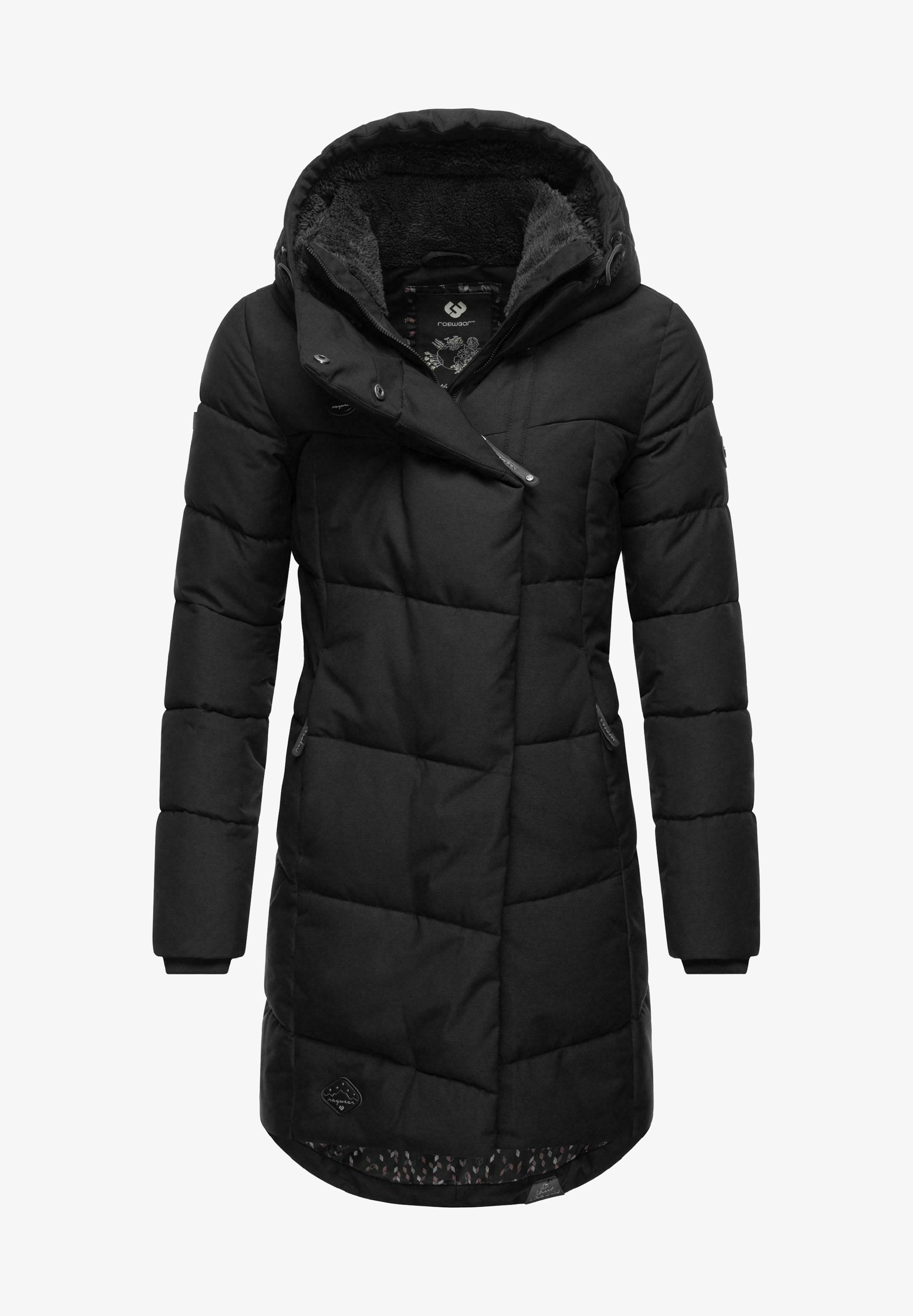 Пальто зимнее Ragwear водонепроницаемое, черный пальто зимнее ragwear белый