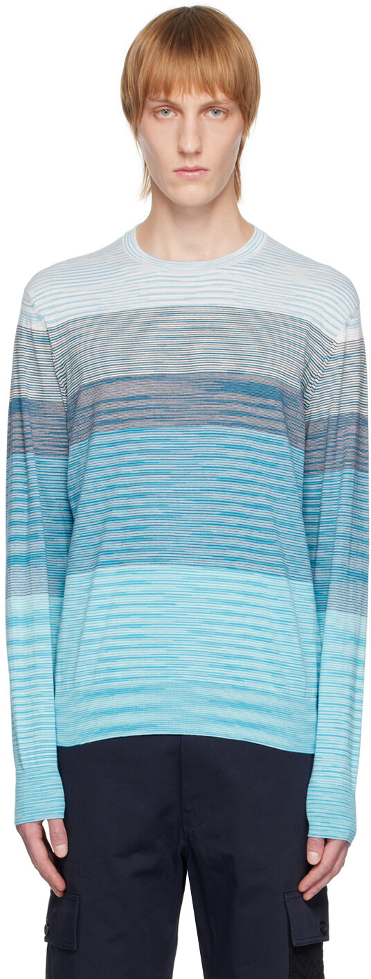 

Синий полосатый свитер Missoni