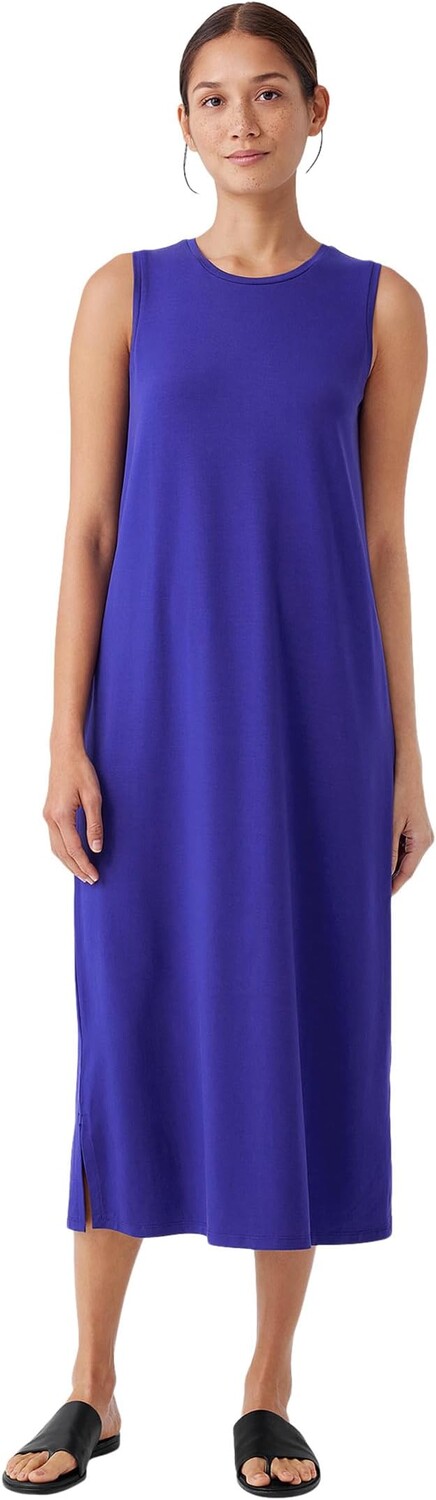 

Платье с круглым вырезом Eileen Fisher, цвет Blue Violet