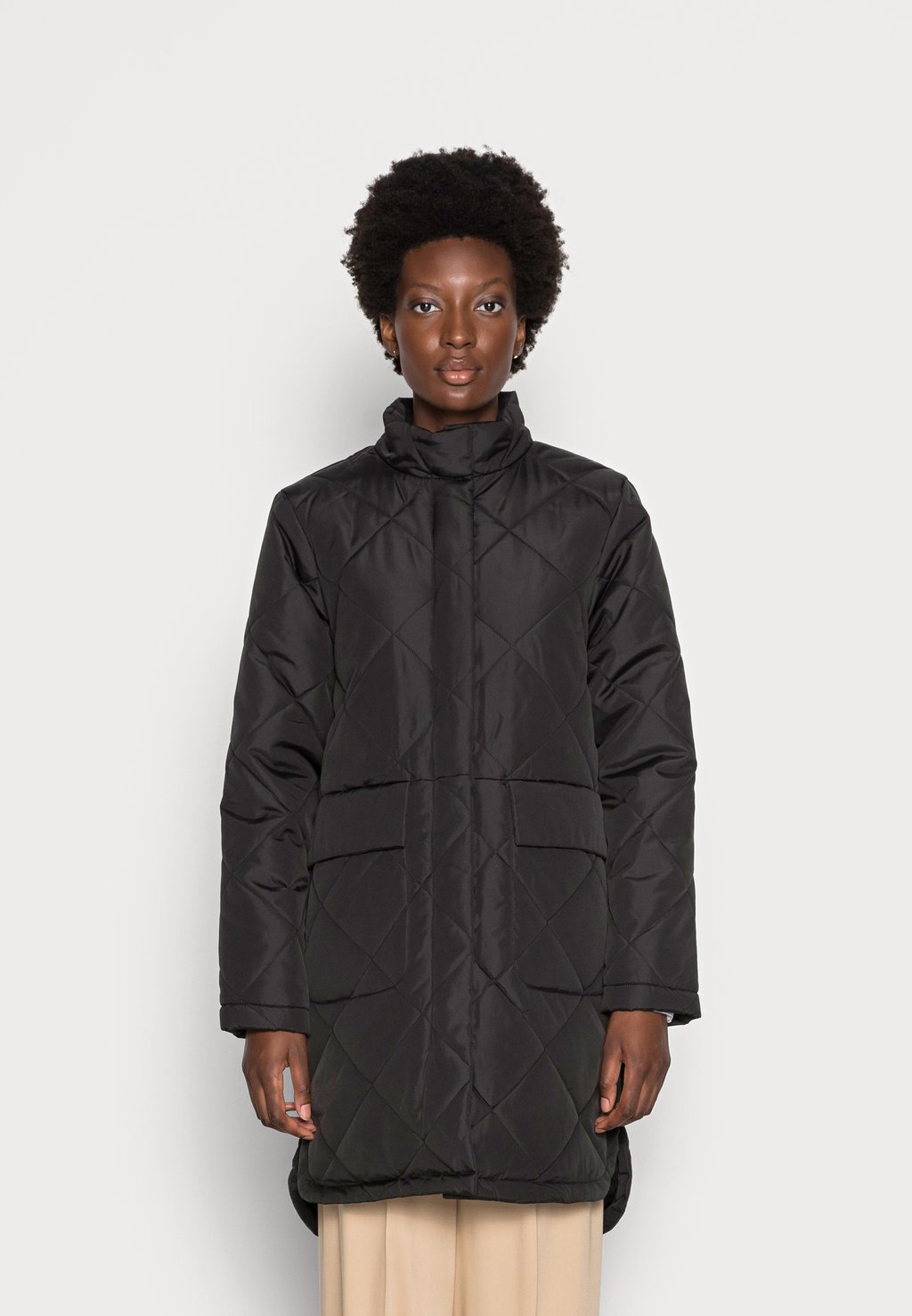 Классическое пальто Selected, черный пальто классическое selected homme серый