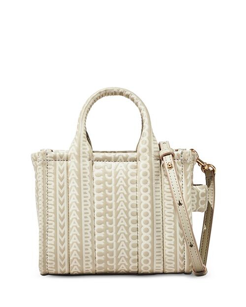 

Кожаная мини-тоут MARC JACOBS, цвет Tan/Beige