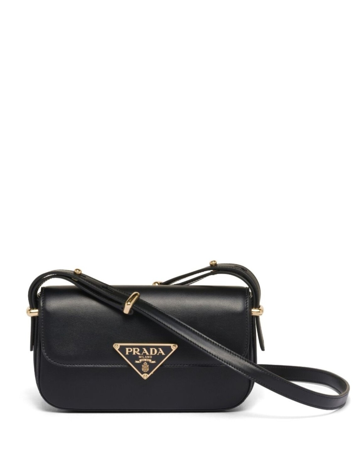 

Сумка на плечо с логотипом Prada, черный