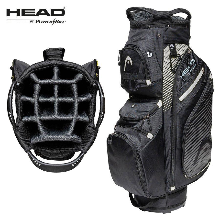 Сумка для гольфа Powerbilt Iridum из коллаборации с Powerbilt Head, черный новый высококачественный чехол для клюшки для гольфа с магнитной застежкой колотушка для гольфа head cover 3 style choice