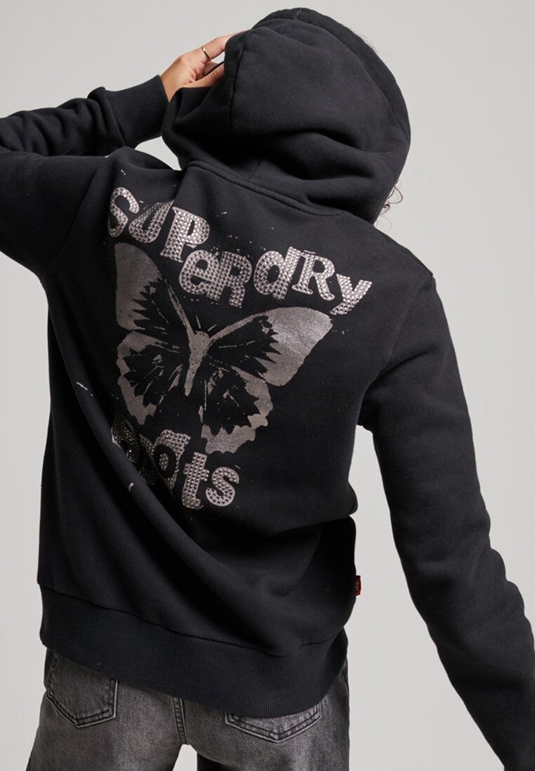 

Толстовка на молнии Superdry, Черный