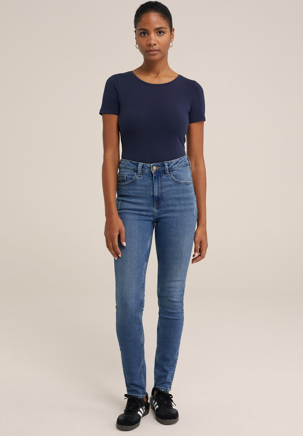 

Джинсы слим Blue Ridge WE Fashion, синие