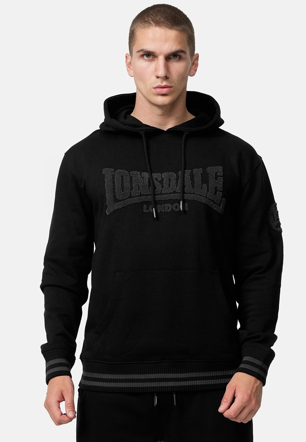 

Толстовка PASSFORM KNEEP Lonsdale, цвет black grey