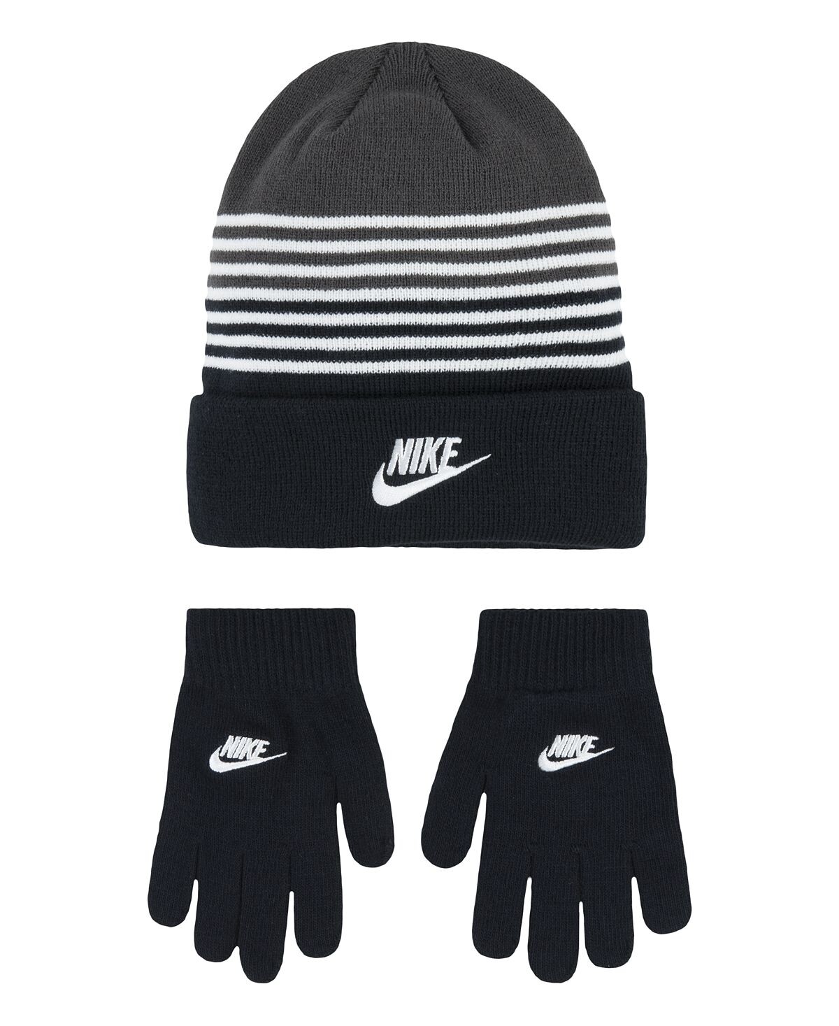 

Комплект из шапки и перчаток в полоску для Big Boys Nike