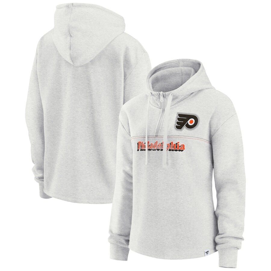 

Толстовка на молнии Fanatics Branded Philadelphia Flyers, пепельный