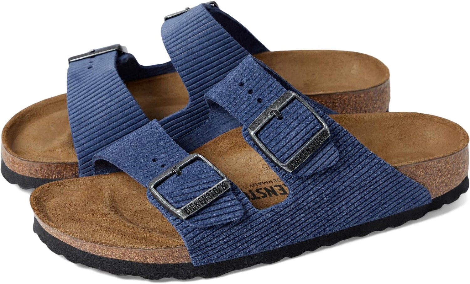 

Сандалии на плоской подошве Arizona - Corduroy (Unisex) Birkenstock, цвет Indigo