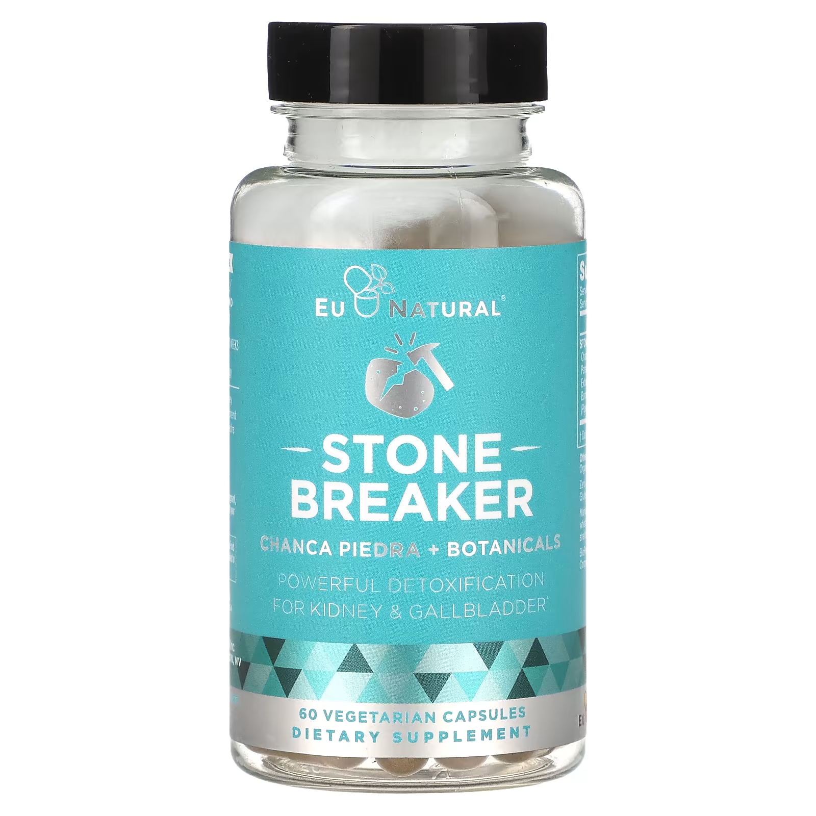 Eu Natural Stone Breaker, 60 вегетарианских капсул eu natural vibrance биотин и мсм 60 вегетарианских капсул
