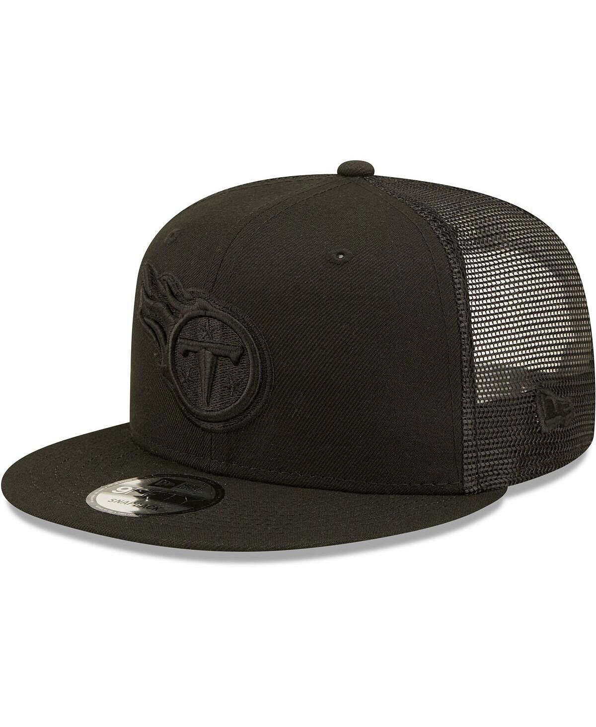 

Мужская черная кепка Tennessee Titans Classic 9Fifty Trucker Snapback New Era