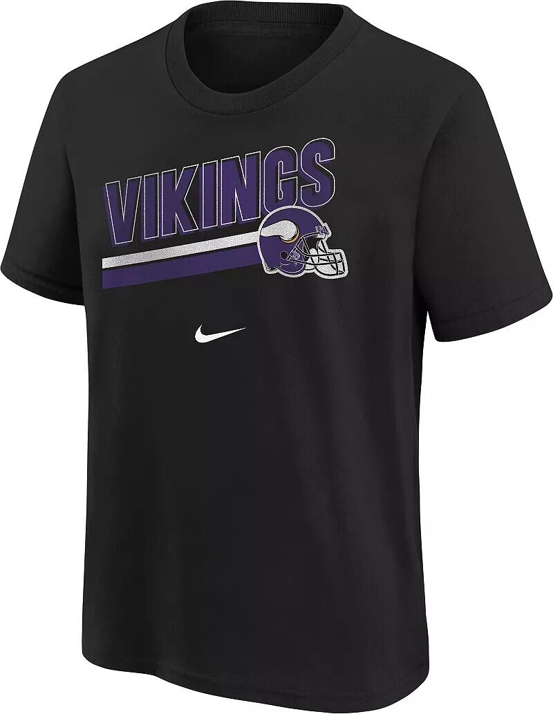 

Черная футболка Nike Youth Minnesota Vikings Team Helmet